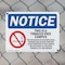 Signmission Tobacco Free Campus OSHA Notice Sign, Plastic, 10in W x 7in L, 2PK OS-2PACK-NS-P-710-L-16735 - alternate 2